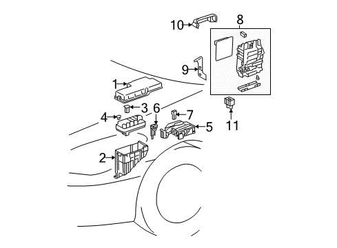 2007 Toyota Solara Flashers Diagram