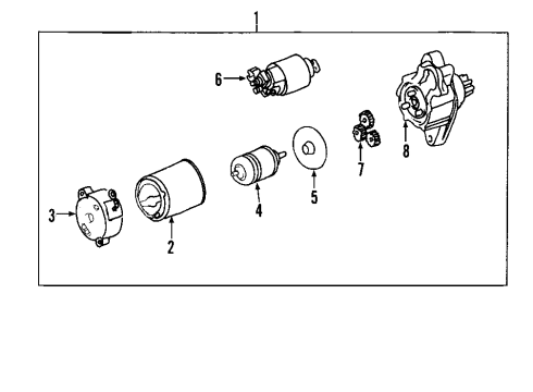 2008 Toyota Sienna Starter Diagram