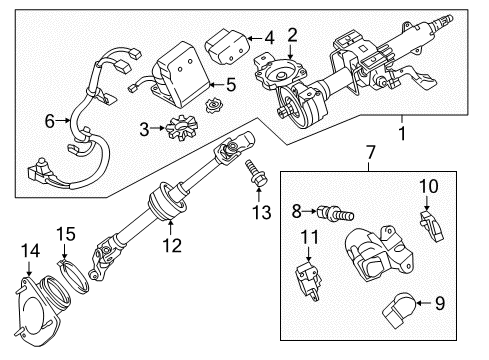 2014 Toyota Camry Ignition Lock, Electrical Diagram 5 - Thumbnail