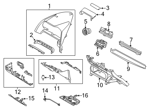 2019 Toyota Yaris Panel Sub-Assembly, Inst Diagram for 55403-WB005