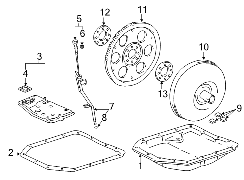 2000 Toyota Camry Automatic Transmission Diagram 2 - Thumbnail