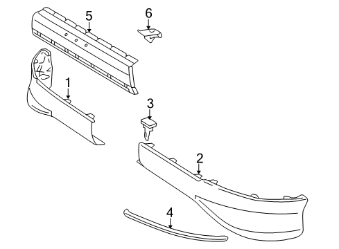 2007 Toyota Tacoma Cover, Front Spoiler, LH Diagram for 76852-04902