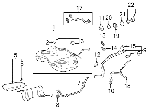 2022 Toyota Avalon Fuel Supply Diagram 2 - Thumbnail