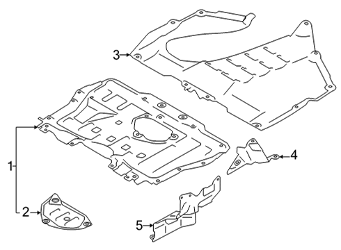 2022 Toyota GR86 UNDER COVER F SDRRH Diagram for SU003-09172