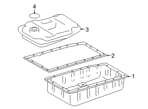 2019 Toyota Tundra Solenoid Assy, Automatic Transmission 3Way Diagram for 35240-50060