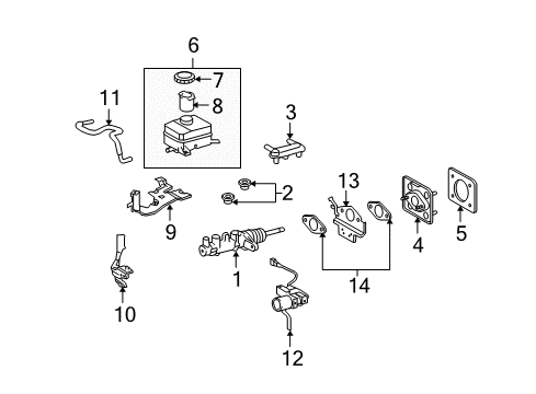 2006 Toyota Highlander Dash Panel Components Diagram 3 - Thumbnail