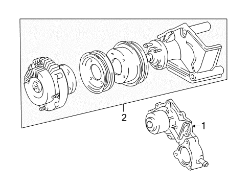 2001 Toyota 4Runner Water Pump Diagram