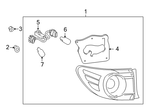 2011 Toyota Corolla Bulbs Diagram 8 - Thumbnail