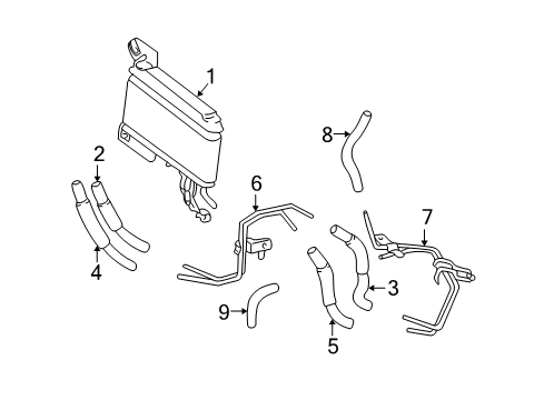 2002 Toyota Avalon Trans Oil Cooler Diagram