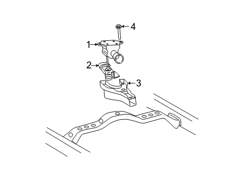 2006 Toyota 4Runner Guide, Spare Wheel Carrier Handle Diagram for 51923-35020