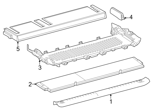 2024 Toyota Sequoia BOARD SUB-ASSY, DECK Diagram for 58408-0C020-C1