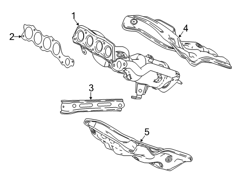 2018 Toyota Camry Exhaust Manifold Diagram 2 - Thumbnail