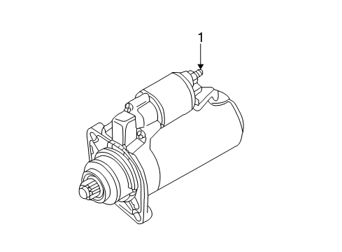 2003 Toyota Corolla Starter, Electrical Diagram