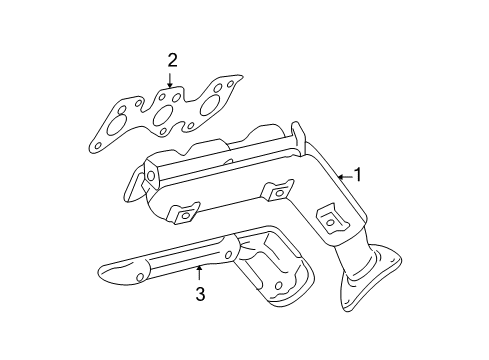 2011 Toyota Tundra Exhaust Manifold Diagram 1 - Thumbnail