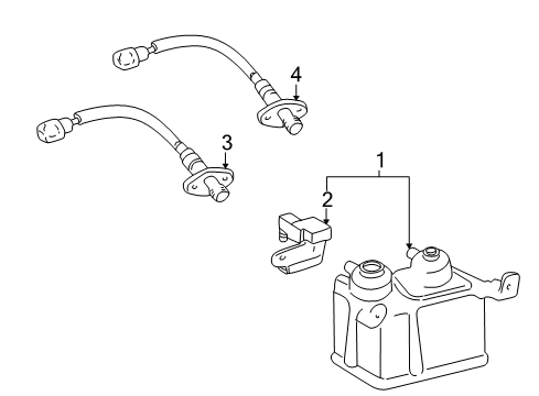 1998 Toyota 4Runner Emission Components Diagram 2 - Thumbnail