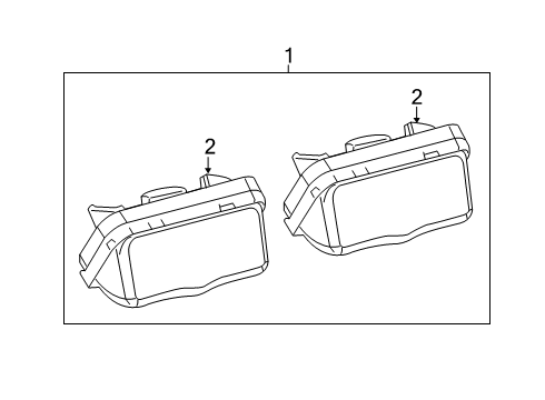 2019 Toyota RAV4 License Lamps Diagram