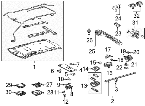 2004 Toyota Sienna Auxiliary Heater & A/C Diagram 4 - Thumbnail