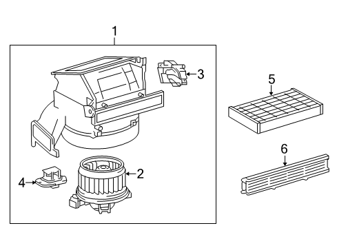 2014 Toyota Yaris Resistor, Blower Diagram for 87138-0K090