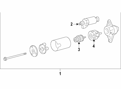 2021 Toyota RAV4 Clutch Sub-Assembly, Sta Diagram for 28021-K0040