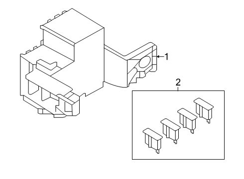 2020 Toyota Yaris Electrical Components Diagram 1 - Thumbnail