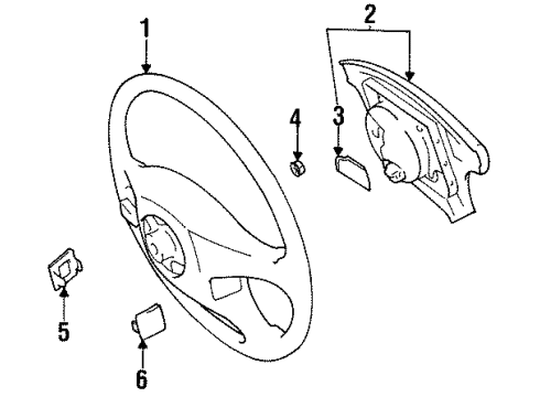 1991 Toyota Celica Steering Column & Wheel, Steering Gear & Linkage Diagram 8 - Thumbnail