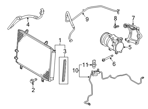 2014 Toyota Camry Switches & Sensors Diagram 1 - Thumbnail