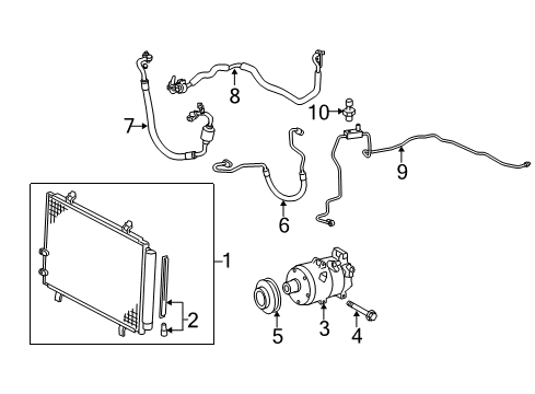 2011 Toyota Avalon Air Conditioner Diagram 1 - Thumbnail