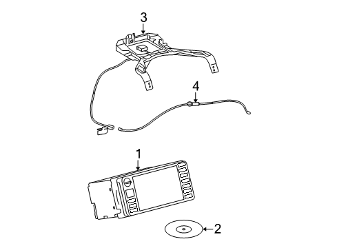 2013 Toyota Corolla Receiver Assembly, Radio Diagram for 86120-12E82