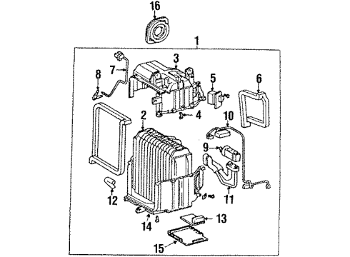 1999 Toyota Celica Air Conditioner Diagram 2 - Thumbnail