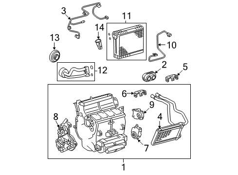 2007 Toyota Tundra Air Conditioner Diagram 4 - Thumbnail