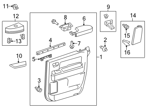 2017 Toyota Tundra Front Door Diagram 10 - Thumbnail