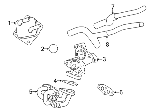 2020 Toyota Highlander Oil Cooler Diagram