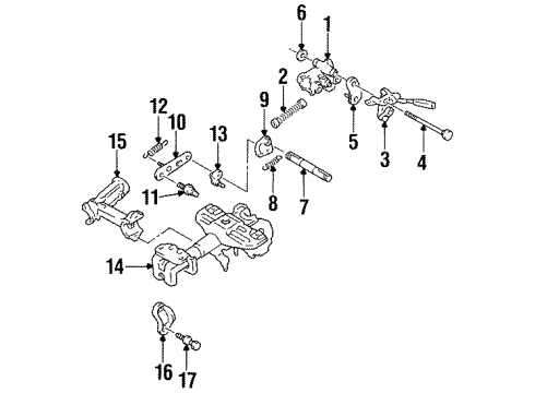 1997 Toyota Land Cruiser Housing & Components Diagram