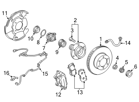 2020 Toyota Tacoma Anti-Lock Brakes Diagram 3 - Thumbnail