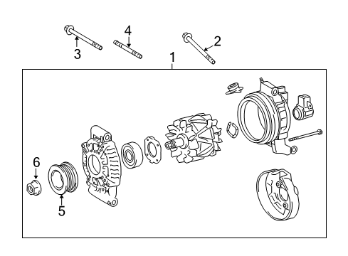 2020 Toyota Land Cruiser Alternator Diagram 2 - Thumbnail