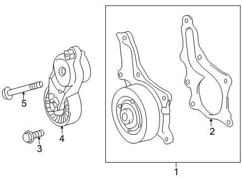 2011 Toyota RAV4 Water Pump Diagram 1 - Thumbnail