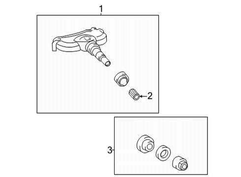 2022 Toyota Sienna Tire Pressure Monitoring Diagram