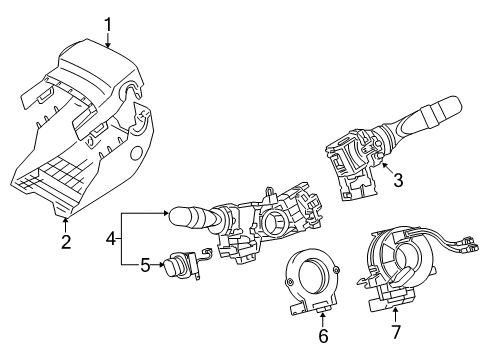 2013 Toyota Land Cruiser Switches Diagram 2 - Thumbnail