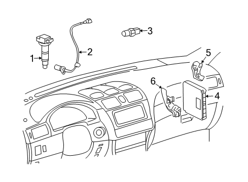 2004 Toyota Solara Powertrain Control Diagram 1 - Thumbnail