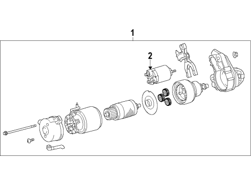 2020 Toyota Land Cruiser Starter, Charging Diagram