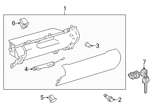 2014 Toyota Camry Glove Box Diagram 2 - Thumbnail