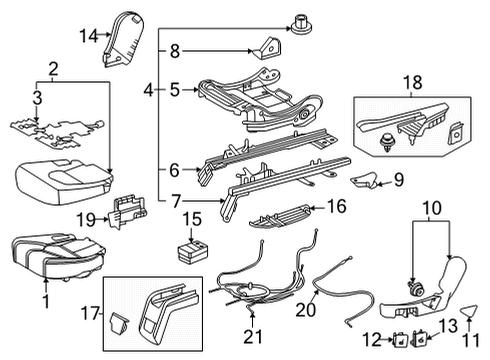 2021 Toyota Highlander Heated Seats Diagram 6 - Thumbnail