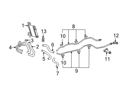 2004 Toyota Tundra Trans Oil Cooler Diagram 2 - Thumbnail