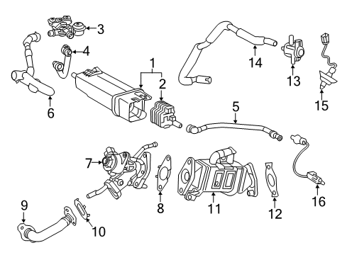 2018 Toyota Prius Emission Components Diagram