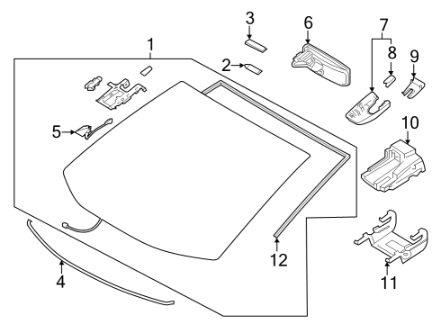 2022 Toyota Corolla Cross HOOD SUB-ASSY, FORWA Diagram for 86401-16010