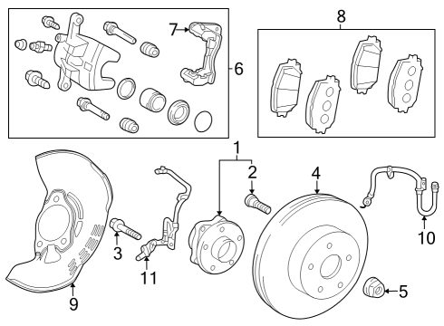 2023 Toyota Prius Anti-Lock Brakes Diagram