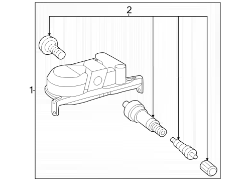 2024 Toyota Tundra Tire Pressure Monitoring Diagram