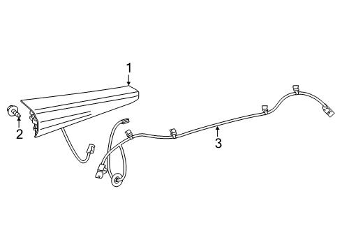 2022 Toyota Prius Lamp Assembly Rr RH Diagram for 81580-47070