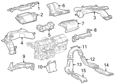 2023 Toyota Prius Ducts Diagram