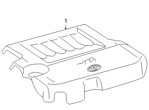 2010 Toyota RAV4 Engine Appearance Cover Diagram 2 - Thumbnail